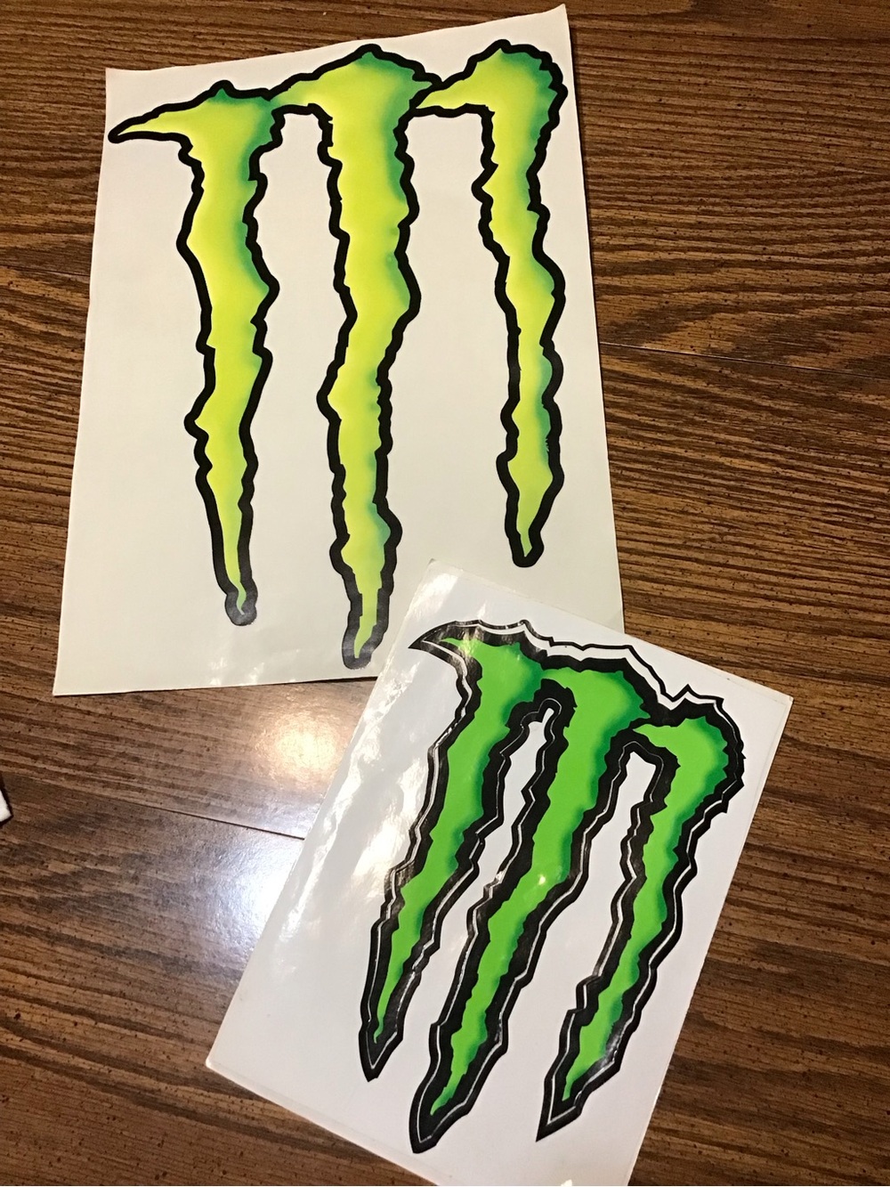 Monster Energy Green Claw Sticker Set - Home Party Supplies